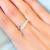Anillo plateado Alessandra cubic