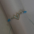 Pulsera de Hilo Love Me Celeste