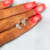 Aro mini Ala Chica Rellena Strass