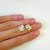 Aro dorado Lujan piedra strass - comprar online