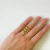 Anillo dorado Trinidad chunky