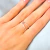 Anillo Jamie Liso Acero Blanco