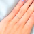 Anillo plateado Dixy cubic