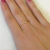 Anillo dorado Dalita cubic