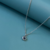 Conjunto Corazón Violeta Acero Común