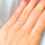 Anillo plateado Fiore