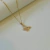 Conjunto dorado Mariposa Ariana Cubic - comprar online