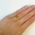 Anillo Dorado Clavel