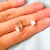 Aro Kai mariposa con brisura blanco - comprar online