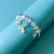 Pulsera Pandora Dijes celeste "Marina strass" (Dijes chicos aleatorios) - comprar online