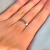 Anillo plateado formas