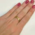 Anillo Dorado Planti Simple