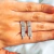 Aro Jimena Triple Acero Quirugico con Strass
