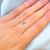 Anillo plateado estrella y luna