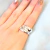 Anillo plateado Chunky Tanisa