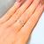 Anillo plateado Milagros cubic
