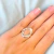Anillo plateado Alicia chunky