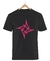 Remera Metallica Logo Negra Manga Corta 100% Algodón Peinado - tienda online