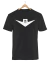 Remera V8 Logo Negra Manga Corta 100% Algodón Peinado en internet