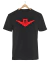 Remera V8 Logo Negra Manga Corta 100% Algodón Peinado - Bronx