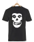 Remera Misfits Negra Manga Corta 100% Algodón Peinado
