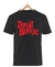 Remera David Bowie Logo Negra Manga Corta 100% Algodón Peinado en internet