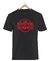 Remera Los Auténticos Decadentes Logo Negra Manga Corta 100% Algodón Peinado