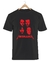 Remera Metallica Rostros Negra Manga Corta 100% Algodón Peinado - comprar online