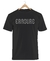 Remera Erasure Logo Negra Manga Corta 100% Algodón Peinado