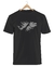 Remera Islas Malvinas Negra Manga Corta 100% Algodón Peinado - Bronx