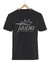 Remera Trueno Negra Manga Corta 100% Algodón Peinado en internet