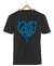 Remera Cazzu Logo Negra Manga Corta 100% Algodón Peinado - tienda online