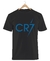 Remera Cristiano Ronaldo CR7 Negra Manga Corta 100% Algodón Peinado - Bronx