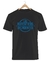 Remera Los Auténticos Decadentes Logo Negra Manga Corta 100% Algodón Peinado - Bronx