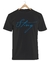 Remera Sting Negra Manga Corta 100% Algodón Peinado - Bronx