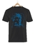 Remera Madonna Negra Manga Corta 100% Algodón Peinado - Bronx