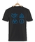 Remera Led Zeppelin Logos Negra Manga Corta 100% Algodón Peinado - Bronx