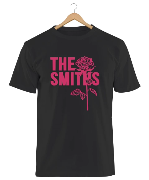 Remera The Smiths 2 Negra Manga Corta 100% Algodón Peinado - comprar online