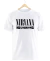 Remera Nirvana Nevermind Blanca Manga Corta 100% Algodón Peinado - comprar online