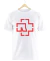 Remera Rammstein Logo Blanca Manga Corta 100% Algodón Peinado en internet