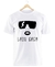 Remera Lady Gaga Blanca Manga Corta 100% Algodón Peinado