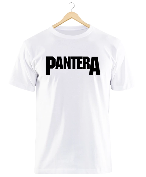 Remera Pantera Blanca Manga Corta 100% Algodón Peinado
