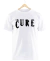 Remera The Cure Blanca Manga Corta 100% Algodón Peinado