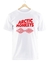 Remera Arctic Monkeys Blanca Manga Corta 100% Algodón Peinado