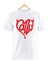 Remera Cazzu Logo Blanca Manga Corta 100% Algodón Peinado - comprar online