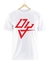 Remera Daddy Yankee Logo Blanca Manga Corta 100% Algodón Peinado
