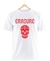 Remera Erasure Logo Blanca Manga Corta 100% Algodón Peinado - comprar online