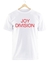 Remera Joy Division Logo Blanca Manga Corta 100% Algodón Peinado - comprar online
