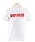 Remera Kapanga Logo Blanca Manga Corta 100% Algodón Peinado