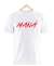 Remera Maná Blanca Manga Corta 100% Algodón Peinado - comprar online